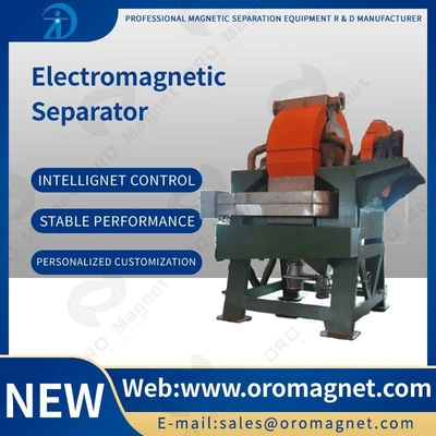 非磁気 高傾斜磁気分離器 湿気型 鉱物加工磁気分離器