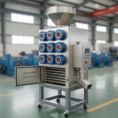 産業資材ハンドリングにおける磁気分離を特徴とする、11コイルパワーの簡単お手入れドライマグネティックセパレーター