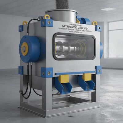 Voltage 220480 湿式磁気分離器は、キャビティ直径 250MM と磁場強度 5T を備え、採掘用途に最適です