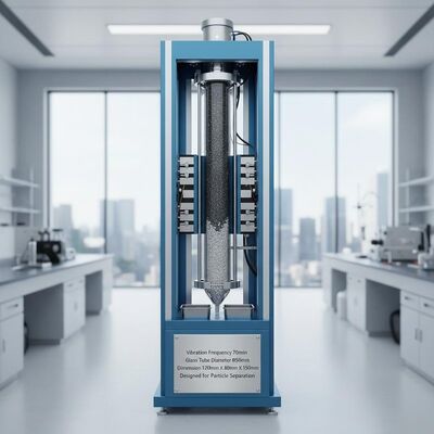 振動周波数 70rmin 磁気分離装置 ガラスチューブ 直径 Φ50mm 寸法 1200mm X 800mm X 1500mm 粒子分離のために設計