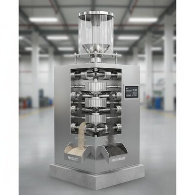 自動鉄除去永久磁石セパレーター、分離効率最大99.9%、供給サイズ範囲0.1～3ミリメートル