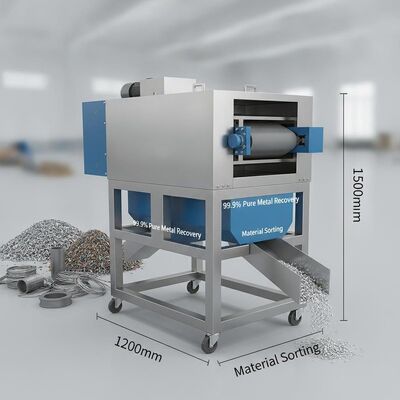 1200mm X 800mm X 1500mm Magnetic Separator Equipment Providing 999 Purity Perfect for Metal Recovery and Material Sorting