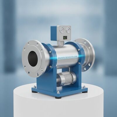 100mm Pipe Size Magnetic Separation Equipment Incorporating Permanent Magnet or Electromagnet and Vibration Frequency 70rmin for Performance