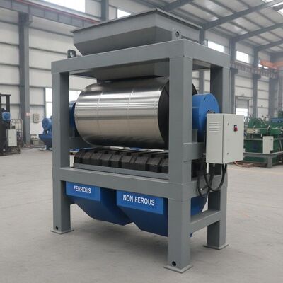 磁気ドラム直径 500 ～ 2000 mm 乾式磁気選別機 産業用途に適した機械式または手動の設置方法