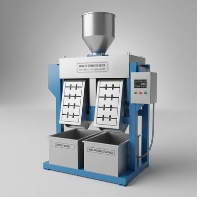 背景磁気強度 10000〜15000ガウス 磁気分離装置 容量5〜10TH 金属回収に適しています