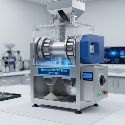 性能向上のための強力な磁場強度を備えた最大99%の分離効率ドライ磁気セパレーター